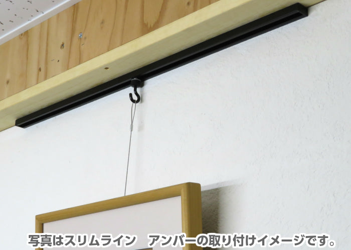 classico ピクチャーレール スリムライン 2m 額吊セット ワイヤー
